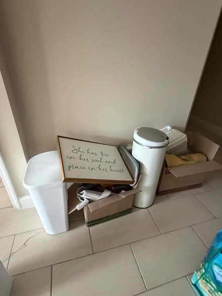 Photo of free Decor, Trash Cans, Mosc (12096 SW 42 Manor 33025) #1