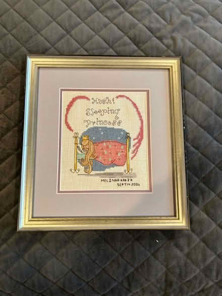 Photo of free Cross Stitch “Princess” framed (Owings Mills,MD) #1