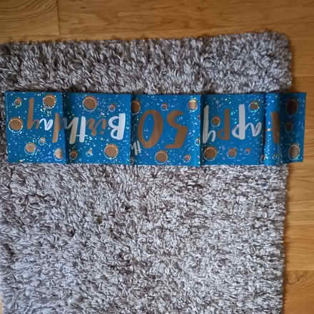 Photo of free 3 x Happy 50th Birthday Banners (Bramley Green RG26) #1