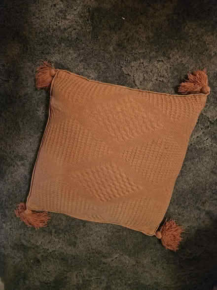 Photo of free Orange cushion (Riddlesdown CR8) #1