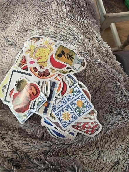 Photo of free A mix of Mediterranean themed stickers (West Oxfordshire OX28) #1