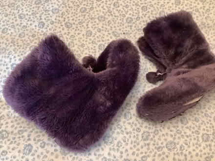 Photo of free Pair of Fluffy Slipperboots (Eaton NR4) #1