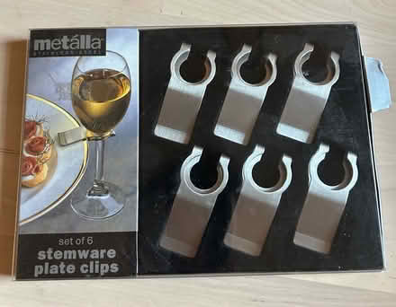 Photo of free Plate clips for wine glasses (Hither Green SE13) #1
