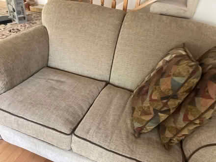 Photo of free Gorgeous couch/matching loveseat (Milpitas off of Piedmont Road) #2