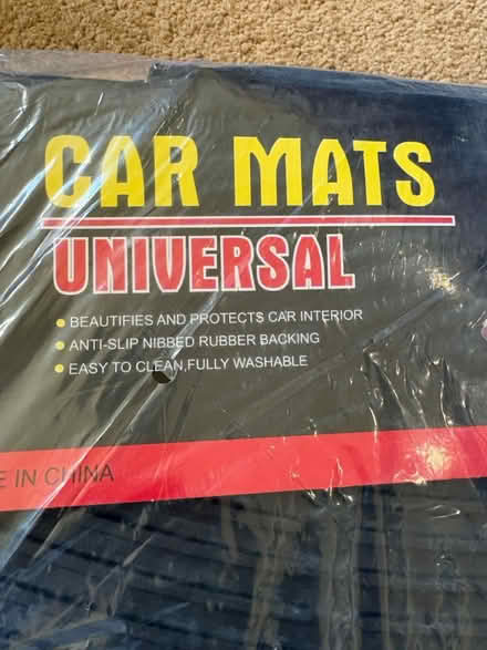 Photo of free Rubber car mats (Barming, Maidstone ME16) #1