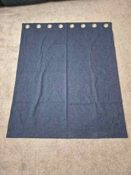 Photo of free Navy blue Dunelm curtains (pair) (Sheering CM22) #1