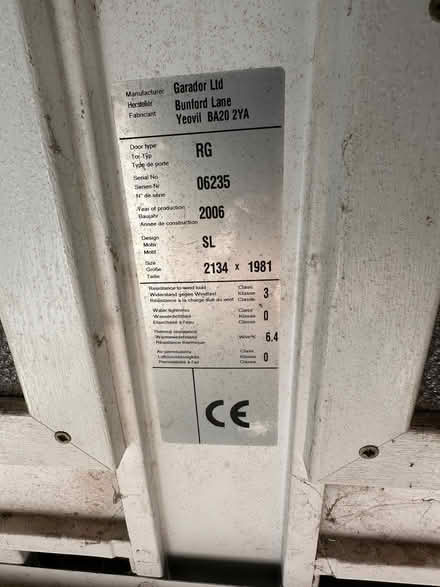 Photo of free Garage door - manual up and over (Princes Risborough HP27) #3