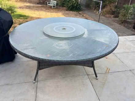 Photo of free Wicker dining table seat 6-8 people (Hertford SG13) #3