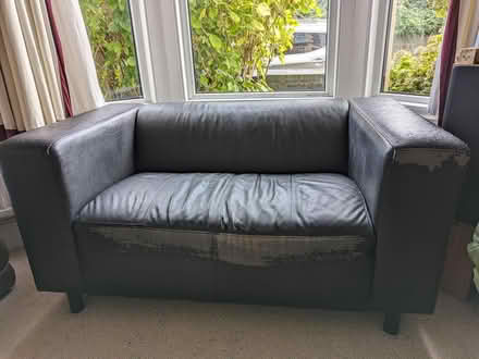 Photo of free Small sofa - well worn (Weston-super-Mare BS23) #1