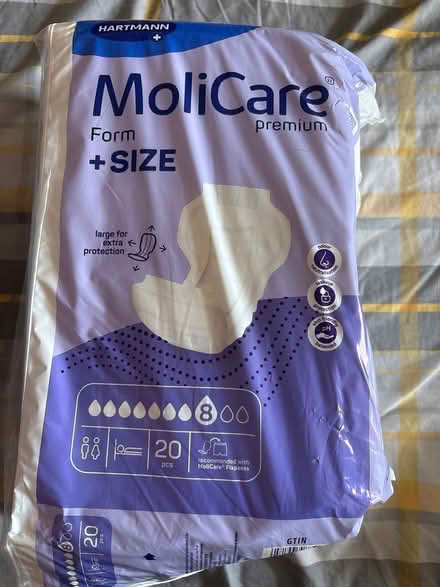 Photo of free MoliCare incontinence pads (CR2 7HD) #1