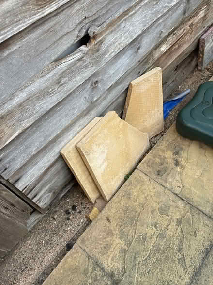 Photo of free Three broken paving slabs (Woodley RG5) #1