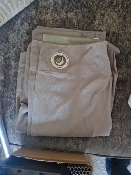 Photo of free Curtains, rail, shoe rack (Leeds LS10) #1