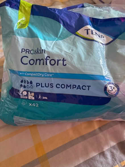 Photo of free Tena incontinence pads (CR2 7HD) #2