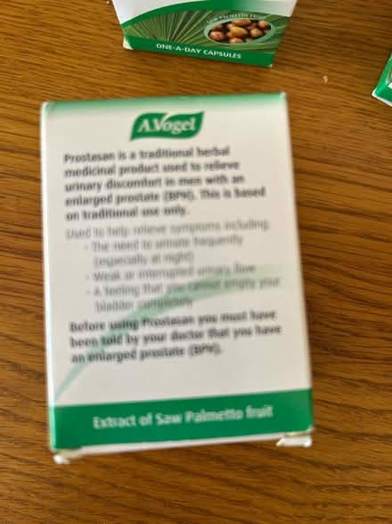 Photo of free Prostate herbal supplements. Unopened (Windsor SL4) #3