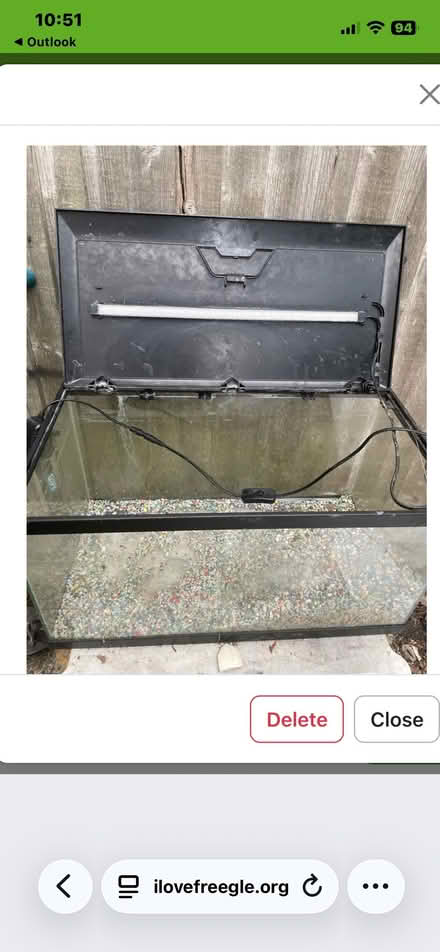 Photo of free Large fish tank (Penge BR3) #1