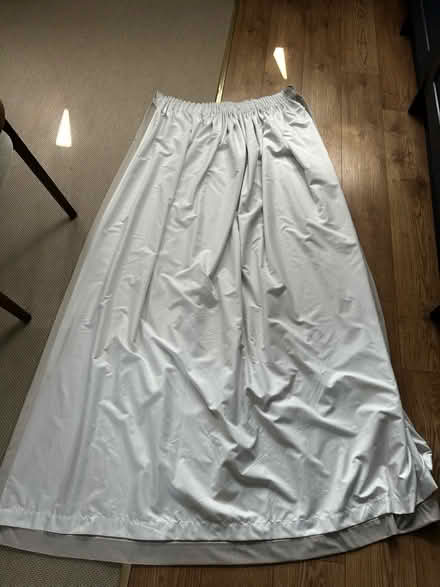 Photo of free Complete Set: 4 John Lewis Lined Velvet Curtains + 2 Tracks (Barons Court W6) #2