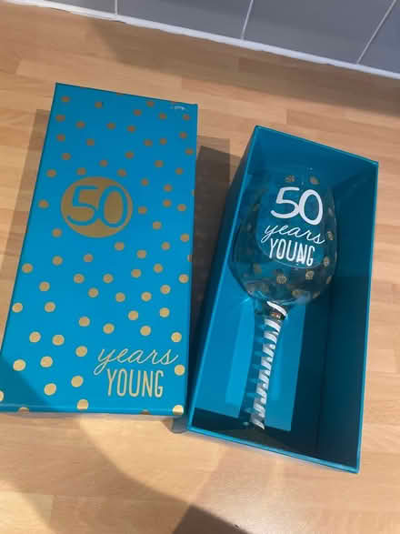 Photo of free 50 Years Young Wine Glass (Sidcup DA15) #1