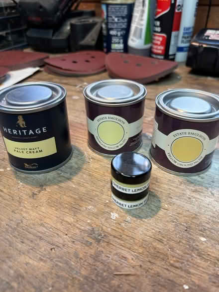 Photo of free Yellow paint samples (Cholsey OX10) #1