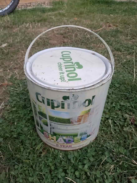 Photo of free Half tin of Cuprinol Garden Shades paint (Jennyfield HG3) #1