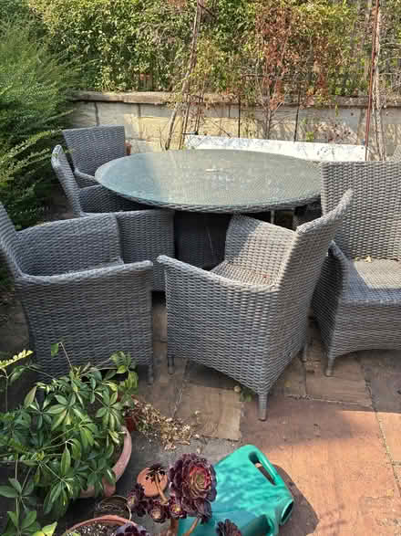 Photo of free Garden table and 4 chairs (Bradford on Avon BA15) #1
