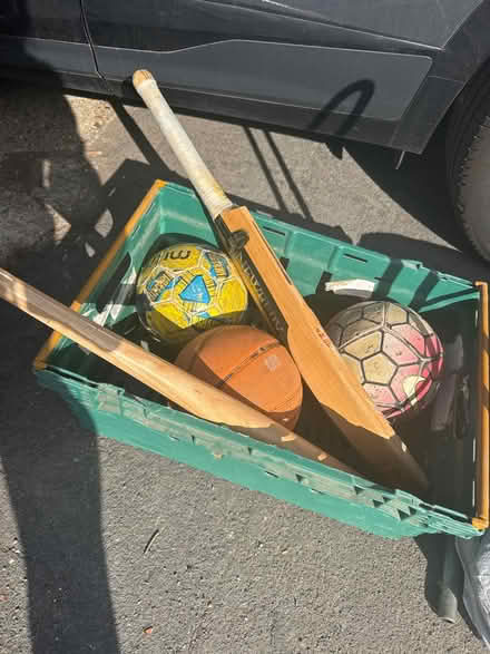 Photo of free Footballs, cricket & baseball bats (Weybridge) #1