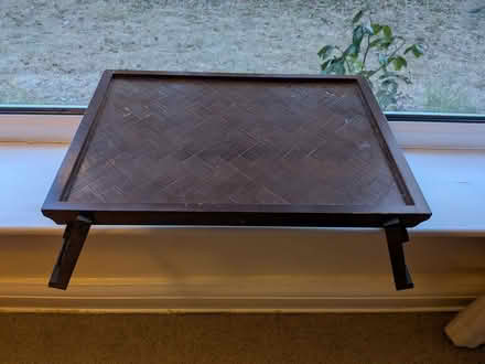 Photo of free Wooden tray with fold-away legs (Old Road OX3) #1