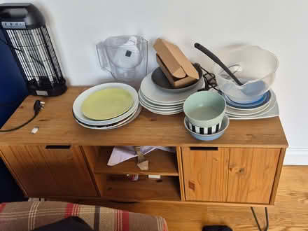 Photo of free Leather sofa and TV unit (Kingsley Park NN2) #2