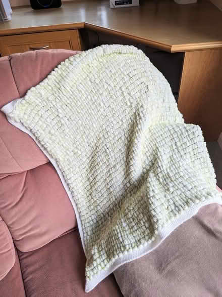 Photo of free Baby Blanket Approx 32" x 32" (Ditchling Common BN6) #1