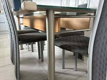 Photo of free Glass table and 6 chairs (Wilson DE73) #2