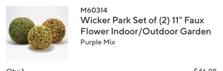 Photo of free Wicker Park Faux flower spheres (126th Street) #3