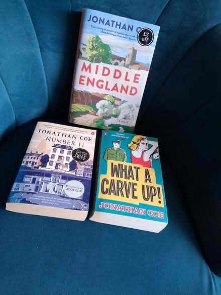 Photo of free 3 Jonathan Coe books (Craigmount EH12) #1