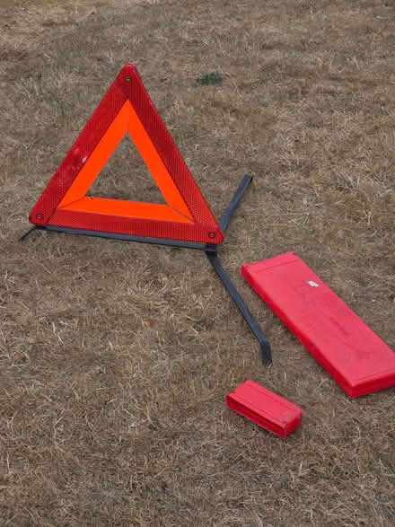 Photo of free Warning triangle and case (Horndean PO8) #1