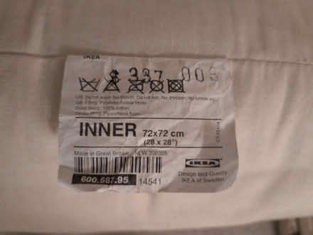 Photo of free IKEA cushion 72cm by 72cm (Old Road OX3) #2