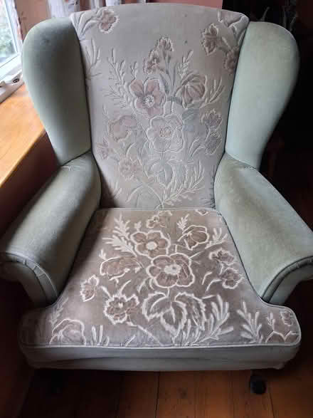 Photo of free Wing backed chair (Dronfield) #1