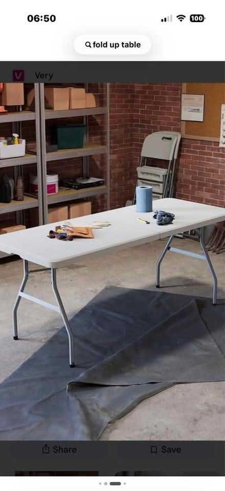 Photo of Fold up table (Witham Essex CM8) #1