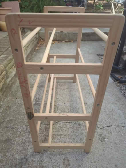 Photo of free Wooden shoe rack (West Norwood SE27) #2