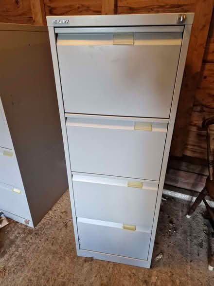 Photo of free 4 drawer metal filing cabinets (Brandiston NR10) #1