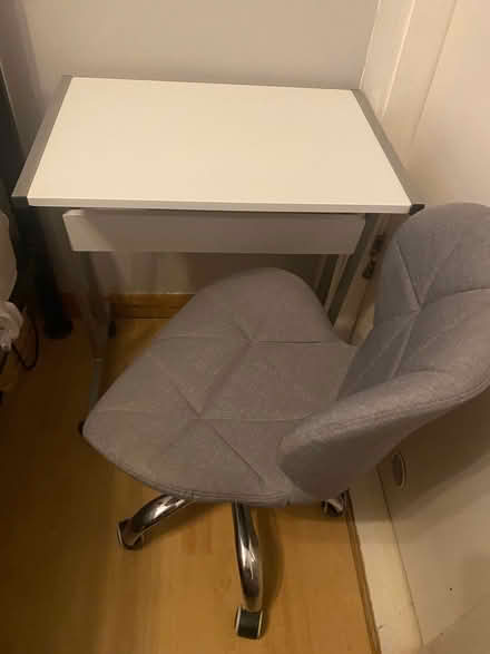 Photo of free Small desk and chair (Shepherds Bush W12) #1