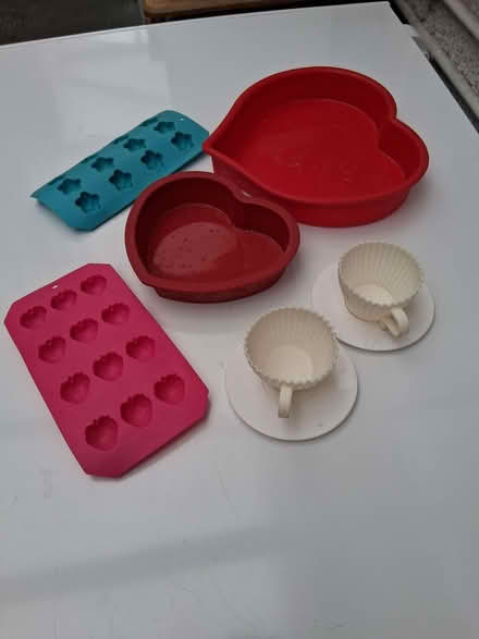 Photo of free Collection of silicone baking shapes (Bernards Heath AL1) #1