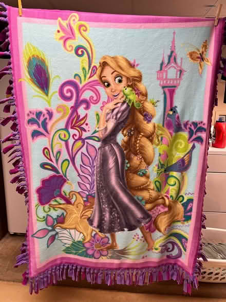 Photo of free Fleece Rapunzel blanket (Coopersburg) #1
