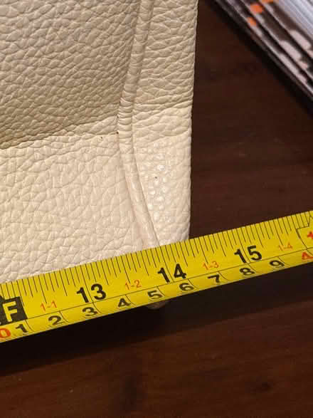 Photo of free Cream colored Structured Handbag (Stuyvesant Heights) #4