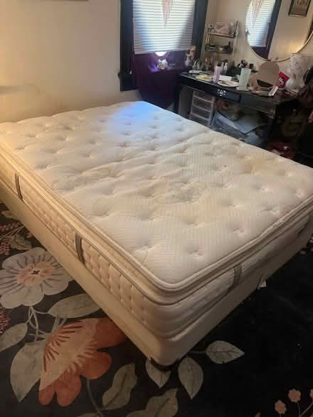 Photo of free Queen sized mattress and box spring (1288 Vinton Ave.) #2