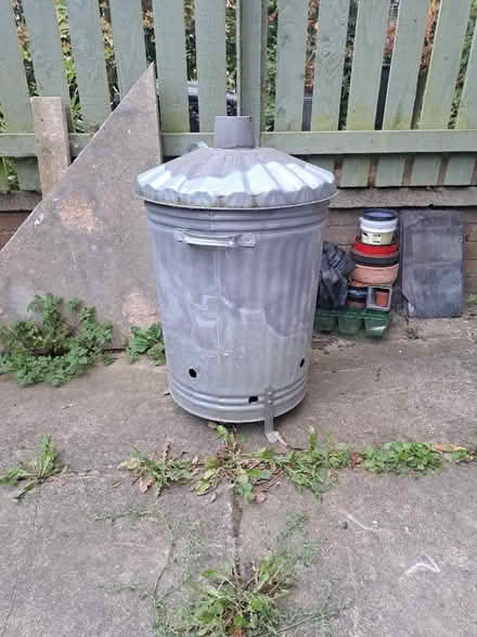 Photo of free Galvanised Incinerator Bin (Heeley Green S14) #1