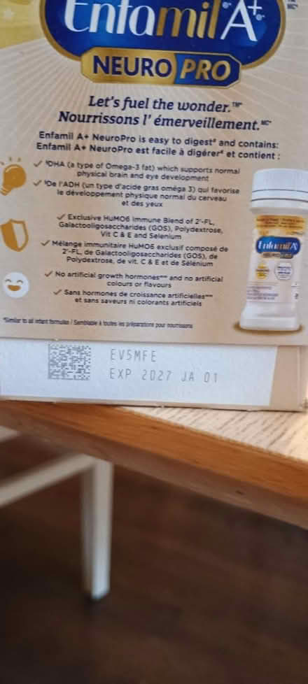 Photo of free Baby formula - expires 2027 january (Winston Churchill and Dundas) #3