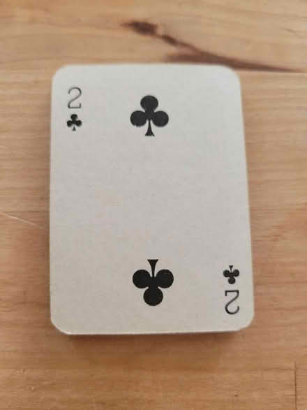 Photo of free Pack of mini playing cards (6 x 4.5 cm) (Shenley Fields B29) #1