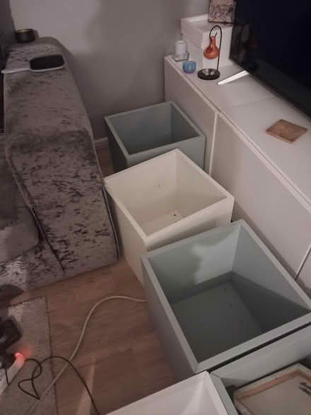 Photo of free 5 wooden storage boxes/shelves (M217ub) #4