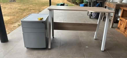 Photo of free Desk and pedestal (Staines TW18) #1