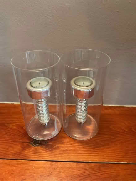Photo of free Pair of Candle holders (Morden SM4) #1