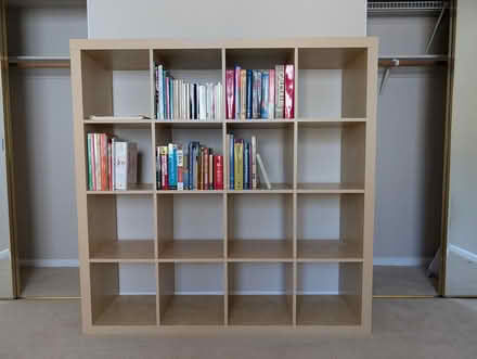 Photo of free IKEA Expedit bookcase; books incl (Milpitas off of Piedmont Road) #1
