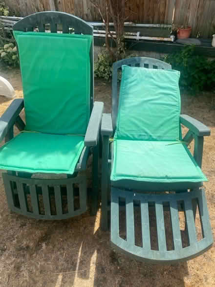 Photo of free Two Garden Chairs (Abbey Wood SE2) #4